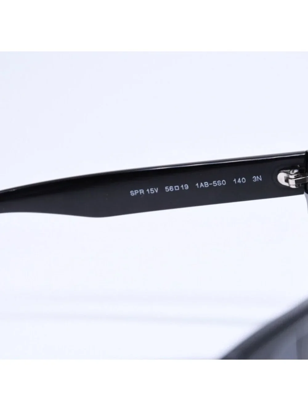 Prada Sunglasses Eyewear Cat Eye 19 Black Silver Logo